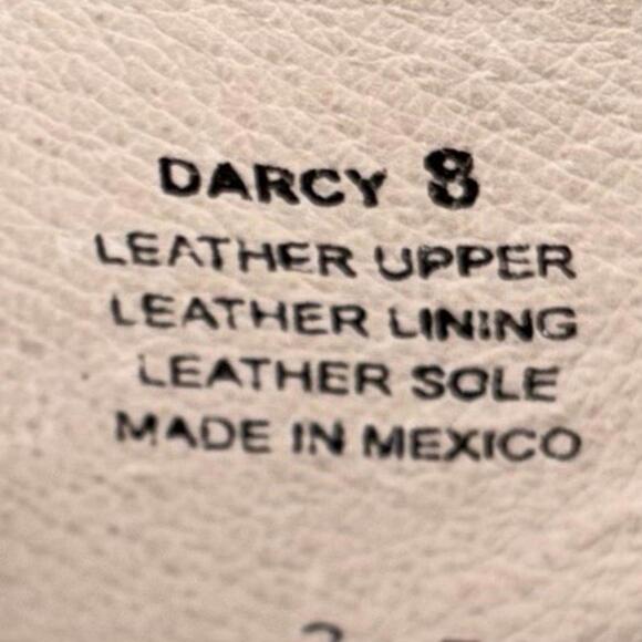 Freebird By Steven Darcy Boots Beige Piracuru Leather Womens Size 8 - Picture 8 of 8